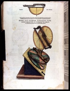 Instrument der Astronomie - in „Astronomicon caesarum“, Abhandlung des 16. Jahrhunderts von Unknown artist