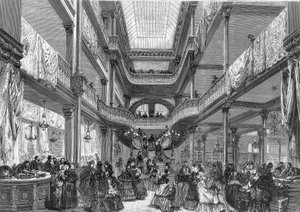 Innenansicht des berühmten Pariser Kaufhauses Au Bon Marché von Unknown artist