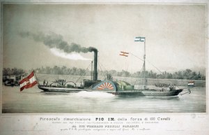Italienischer Dampfschlepper Pio IX (19. Jahrhundert)