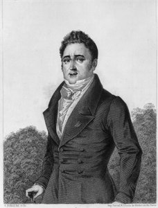 Jacques Lafitte (1767-1844), französischer Bankier und Politiker - Gravur in „Histoire de la vie politique et privée de Louis Philippe“ von Unknown artist