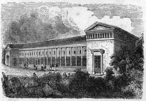 Jardin des Plantes in Paris im Jahr 1861: Gehege der Raubtiere von Unknown artist