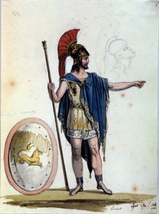 Jason Charakter. Für die Oper Medee von Luigi Cherubini (1760-1842) für eine Aufführung an der Scala (Mailand, Italien) 1822-1823