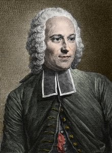 Jean-Antoine Nollet (1700-1770), französischer Experimentalphysiker und Geistlicher - Porträt des Abbé Jean Antoine Nollet (1700-1770), französischer Physiker
