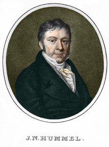 Jean Nepomucene (Jean-Nepomucene) Hummel (Johann Nepomuk Hummel) (1778-1837), österreichischer Pianist und Komponist
