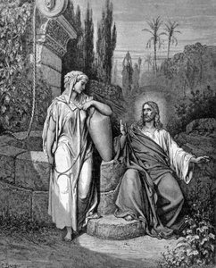 Jesus Christus und der barmherzige Samariter. Das Evangelium nach Johannes von Unknown artist