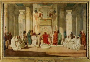 Joseph deutet die Träume des Pharaos von Unknown Artist