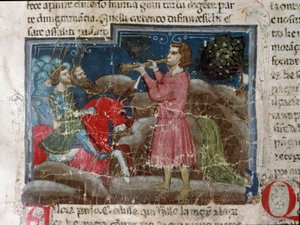 Julius Caesar spricht zu seinen Kriegern (Detail) von Unknown artist