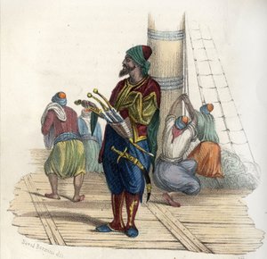 Khayr al-Din (ca. 1476-1546), bekannt als Barbarossa II, ein türkischer Freibeuter. Gründer des Staates Algier im 16. Jahrhundert. In „L