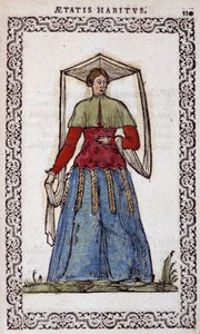 Die Nictorienne - in „Habits et effigies“ von Jean Sulperius