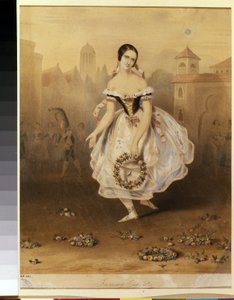 Die italienische Ballerina Fanny Cerrito von Unknown artist