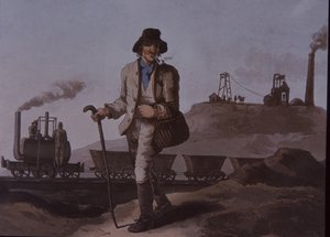 Arbeiter, frühe industrielle Revolution, frühes 19. Jahrhundert von Unknown artist