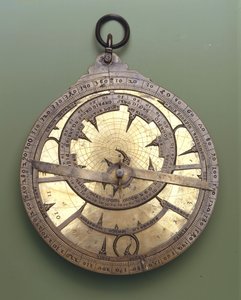 Lateinisches Astrolabium, verwendet in Italien und Südeuropa zu Beginn des 14. Jahrhunderts