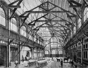 Das große Gymnasium der Rue des Martyrs - Gravur von Unknown artist