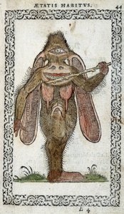 Der Zyklop - in „Habits et effigies“ von Jean Sluperius von Unknown artist