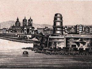 Das Fort Saint Jean in Marseille in „Die Welt illustriert 168 Ansichten“ Undatiert (spätes 19. Jahrhundert) von Unknown artist
