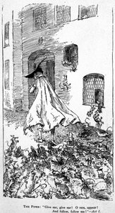 Legende vom „Rattenfänger von Hameln“ von Unknown artist