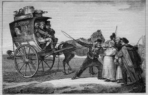 Die Omnibusse von Paris im 19. Jahrhundert: der Kuckuck - Gravur von 1892 von Unknown artist