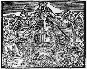 Das universelle Werk der Alchemisten - Gravur von 1659 in „L