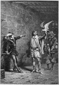 Ludwig XIII. im Alter von sechzehn Jahren und sein Favorit Albert de Luynes - in „Histoire de France“ von den frühesten Zeiten bis 1789 von M. Guizot