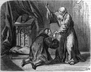 Ludwig XI. rief Johannes von Paule zu sich, um ihn zu behandeln.