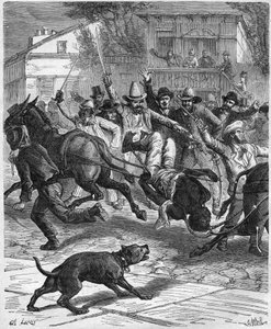 Lynchmord an einem Friseur in Osceola 1887 - Lynchmord an einem Friseur in Osceola, Missouri, USA 1887