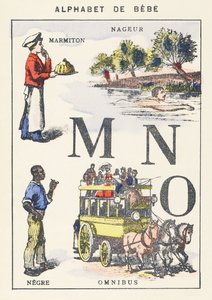 M N W: Topf, Schwimmer, Neger, Omnibus von Unknown artist