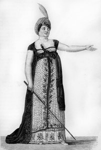 Mademoiselle Maillard als Armide in der Oper von Christoph Willibald Gluck (1714-1787). 19. Jahrhundert