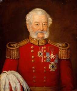 Generalmajor Sir Abraham Roberts, Armeestab