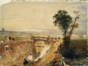 Bau der Shoreham-Eisenbahn, ca. 1840 von Unknown artist