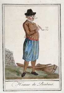 Mann aus Brabant (Belgien) von Unknown artist