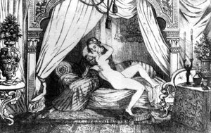 Marinette - in „Histoire de ma vie“ von Casanova. Brüssel 1872. von Unknown artist