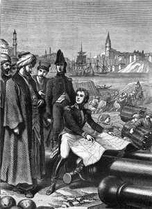 Marschall Sebastiani de la Porta (1772-1851) als Botschafter leitete er die Verteidigungsarbeiten von Konstantinopel gegen die Engländer, die er zwang, die Dardanellen zu durchqueren (1807).