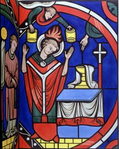 Mass. College Nachbildung eines Glasfensters aus der Kathedrale von Le Mans. Nachzeichnung des 19. Jahrhunderts von Unknown artist
