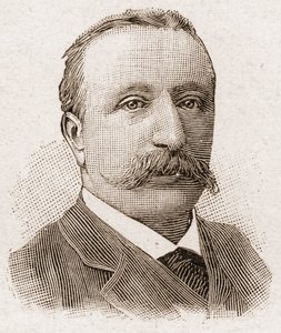 Mitglieder der Académie Française im Jahr 1895: Porträt von Albert Sorel (1843-1906), französischer Historiker.