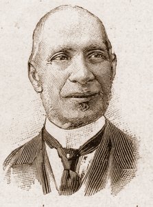 Mitglieder der Académie Française im Jahr 1895: Porträt von Édouard Hervé (1835-1899), französischer Journalist und Politiker. von Unknown artist