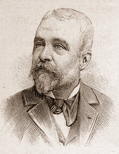 Mitglieder der Académie Française im Jahr 1895: Porträt von Ernest Lavisse (1842-1922), französischer Historiker. von Unknown artist