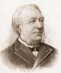 Mitglieder der Académie Française im Jahr 1895: Porträt von Marie Louis Antoine Gaston Boissier (1823-1908), französischer Historiker und Philologe