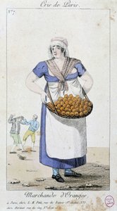 Orangenhändler - in "Cris de Paris", Anfang des 19. Jahrhunderts