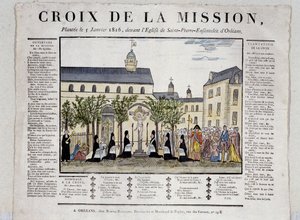 Missionskreuz - Croix de la Mission, gepflanzt am 5. Januar von Unknown artist