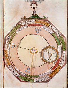 Bewegungen des Saturn (Gravur)