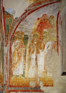 Wandmalereien in der Kirche des Benediktinerklosters Lambach, Oberösterreich