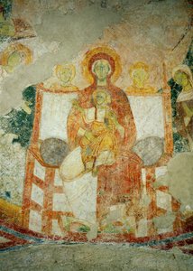 Wandmalereien in der Kirche des Benediktinerklosters Lambach, Oberösterreich