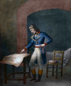 Napoleon I Bonaparte (1769-1821) im Fort Carré d