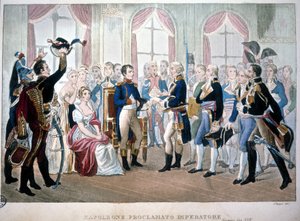 Napoleon wurde 1804 zum Kaiser ausgerufen