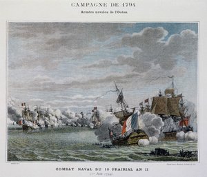 Seeschlacht, 10. Prairial Jahr II (1794) - in „Die Seeschlachten Napoleons“
