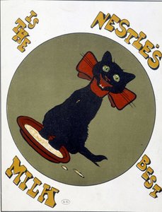 Nestlé ist die beste Milch - Werbung Nestlé von Unknown artist