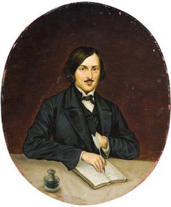 Porträt des Autors Nikolai Gogol (1809-1852) von Unknown artist
