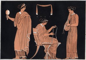 Odyssee von Homer: Penelope und ihre Dienerinnen