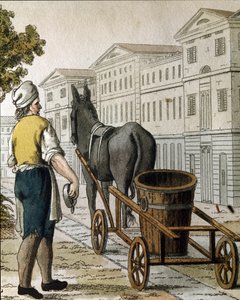 Altes Handwerk: der Milchmann von Unknown artist