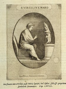P. Virgilius S. Maro in „Muster von Kameen oder Steinen“ von Unknown artist